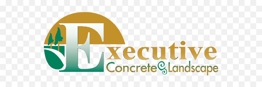 Executive Concrete Landscape Logo - Vertical Png,Landscape Icon Vector