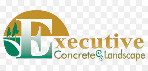 Executive Concrete Landscape Logo - Vertical png