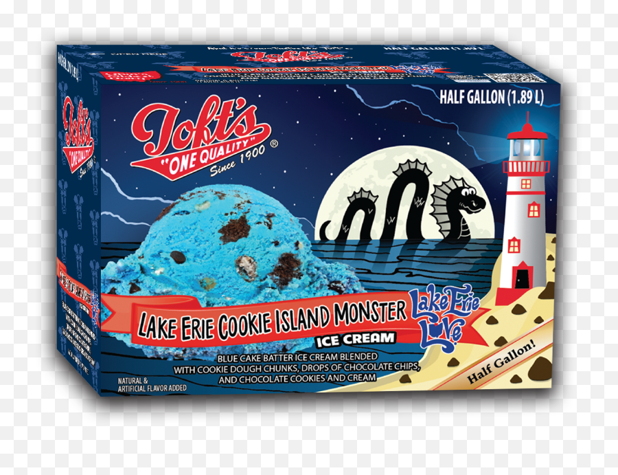 Tofts Lake Erie Cookie Island Monster - Cookie Monster Ice Cream Walmart Png,Cookie Monster Icon