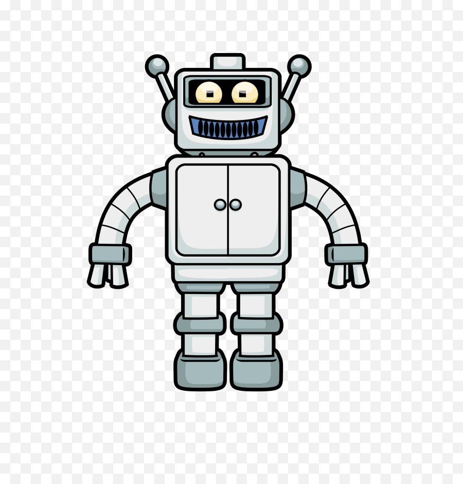 Cartoon Robot Free Vector - Cartoon Picture Of A Robot Png,Robot Transparent