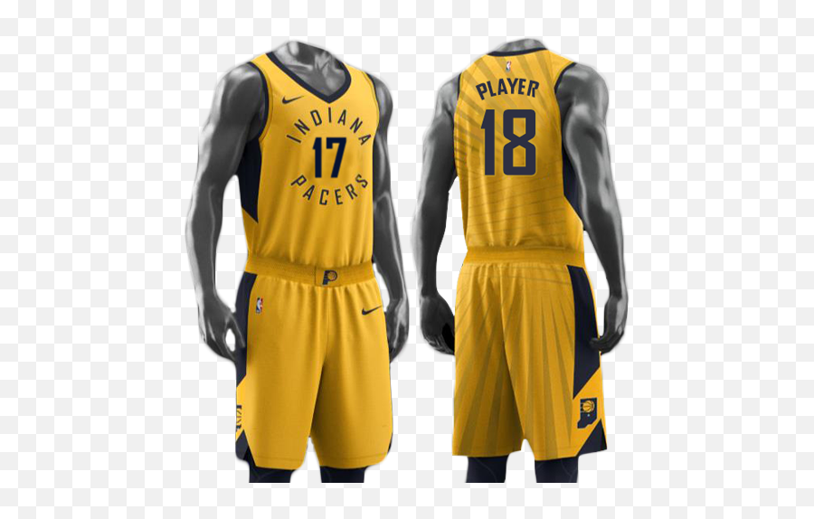 Nba Statement Jerseys Ranked - Indiana Pacers Yellow Uniform Png,Indiana Pacers Nike Icon Shorts