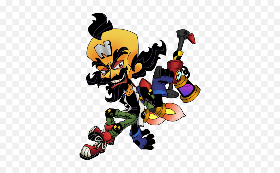 Pogo Pandemonium Cortex Crash Bandicoot 4 Itu0027s About Time - Fictional Character Png,Mario 64 Life Icon