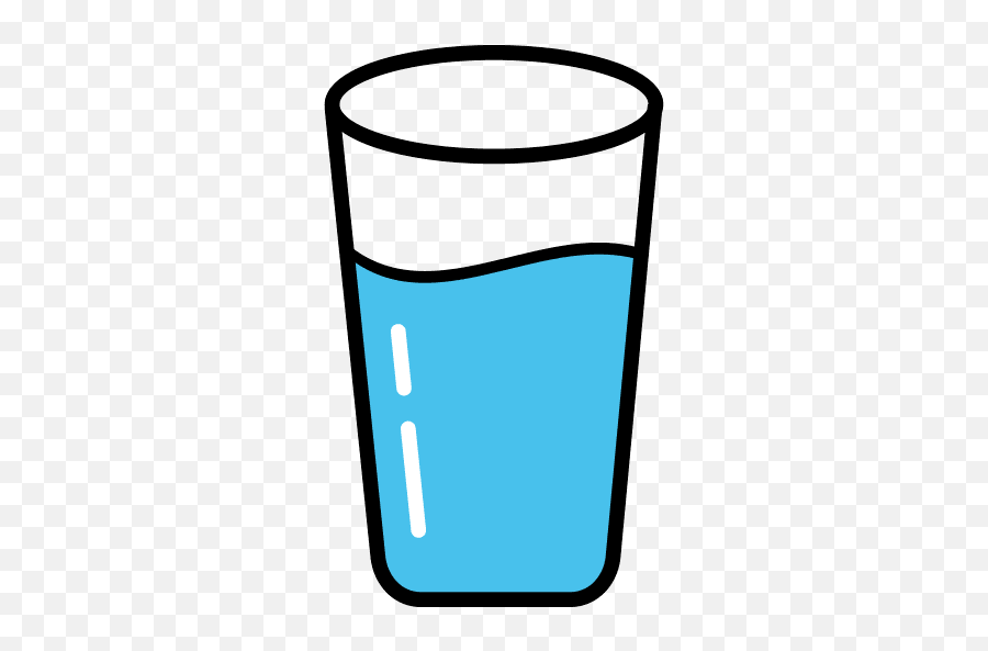 Water Glass Color Icon Png And Svg Vector Free Download - Clipart Glass Of Water Png,Jpg Icon Png