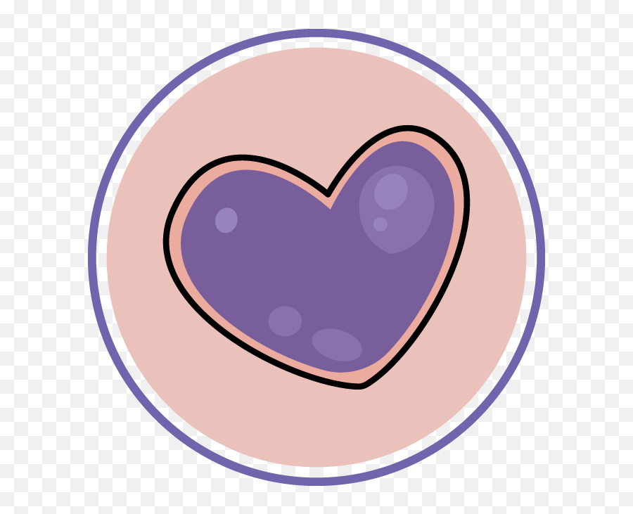 Christmas Icon Love Heart Purple Graphic By Pigeometric - Girly Png,Heart Gif Icon
