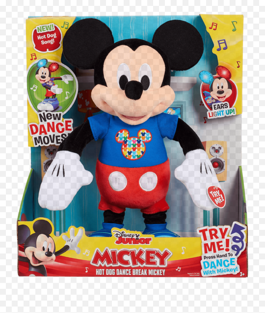 2019 Top Holiday Gift Ideas Part Four - Night Helper Mickey Mouse Clubhouse Hot Dog Dancer Toys Png,Mickey Mouse Icon Ornament