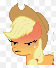 Angery Angry Applejack Edit Emoji - Portable Network Graphics Png,Angery Transparent