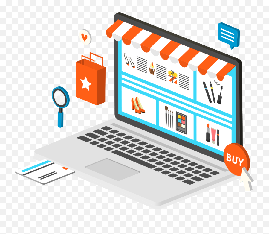 Small Business E - Shop U2013 Creative Goal Cg Bh Online Shop Image Png,Online Shop Icon Vector