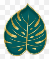 Palm Leaf Paper Plates 7u0027u0027 8 Ct - png