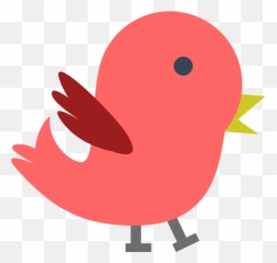 Red Bird Clipart - Baby Bird Clipart Transparent Cartoon Cartoon Birds For Baby Png,Red Bird Png