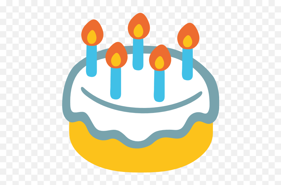 Emoji Cake Clipart - Birthday Cake Emoji Png,Facebook Emojis Png