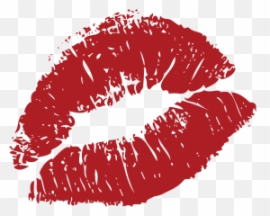 Red Lipstick Png - Fun And Decorative Red Lips Graphic Lipstick Png