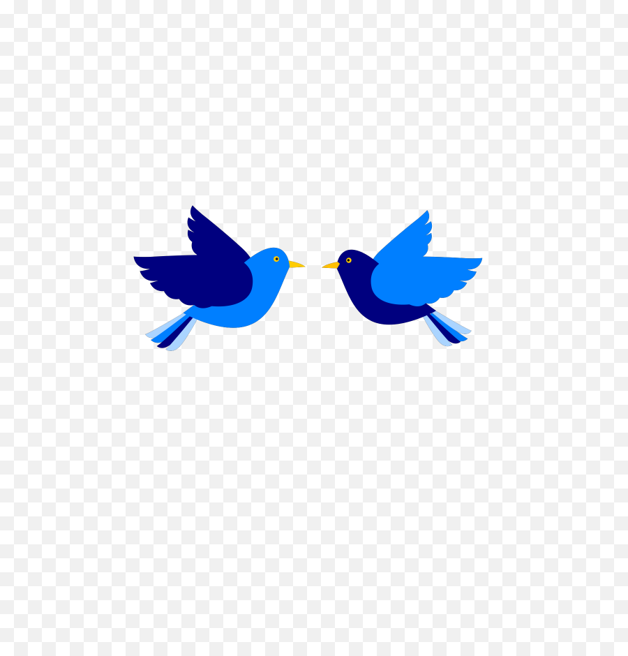 Two Blue Birds Png Svg Clip Art For Web - Download Clip Art Clipart Birds Flying,Blue Bird Png