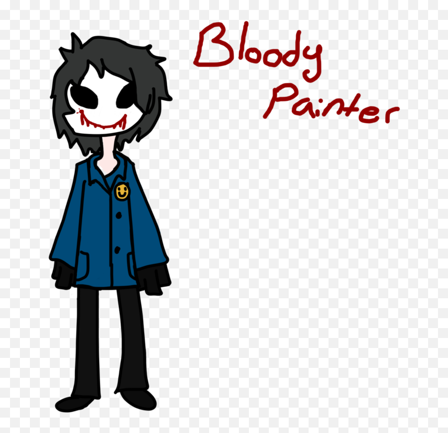 Bloody Painter By Owlcitylover43 - Creepypasta Bloody Cartoon Png,Painter Png