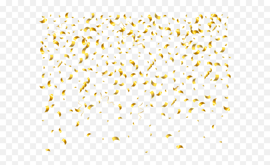 Clip Art - Gold Confetti Gif Transparent Background Png,Confetti Clipart Transparent Background