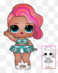 Lol Surprise Png 5 Image - Lol Dolls Coloring Pages Print,Surprise Png