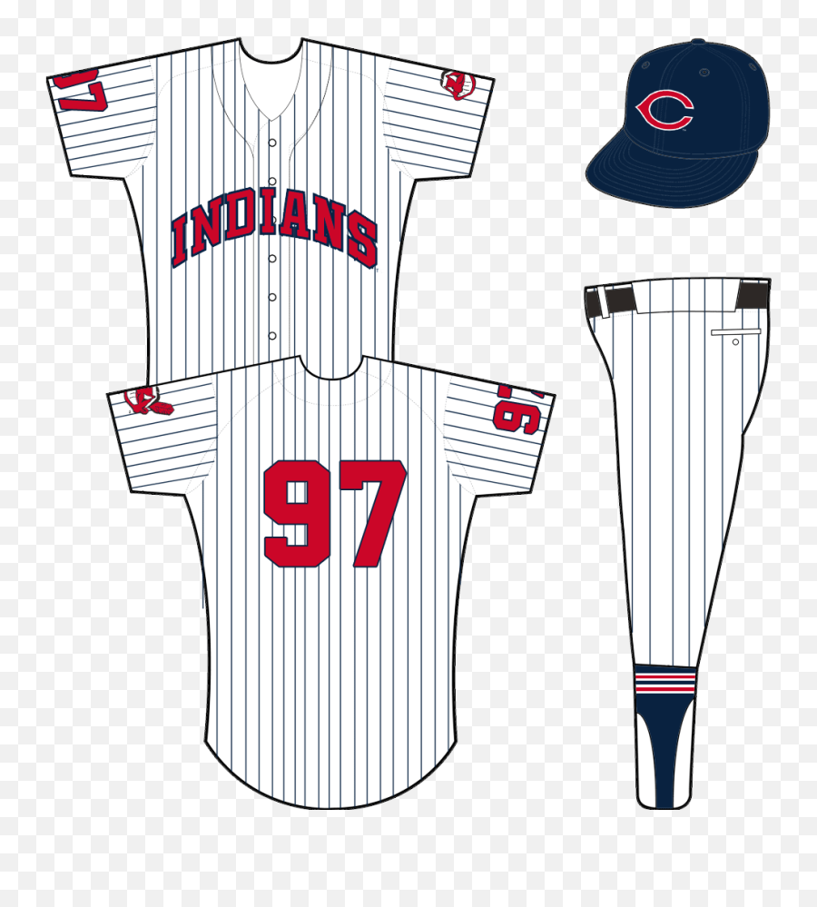 Cleveland Indians Home Uniform - Cleveland Indians 1950 Uniform Png,Cleveland Indians Logo Png