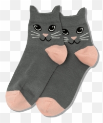 Womens Cat Ears Anklet Socks - Hotsox png