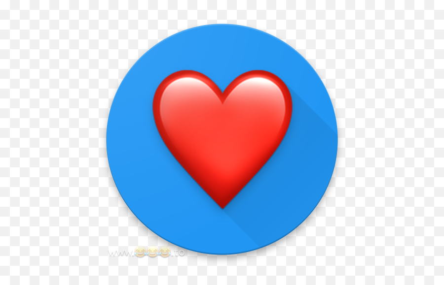 Punycode For The Heart Emoji - Heart Emoji On Blue Background Png,Emoji Hearts Transparent