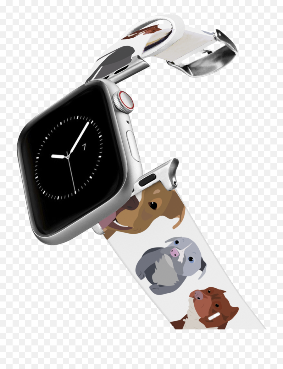 Pitbull Apple Watch Band - Boston Terrier Apple Watch Band Png,Pitbull Png