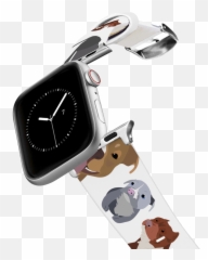 Pitbull Apple Watch Band - Boston Terrier Apple Watch Band Png,Pitbull Png
