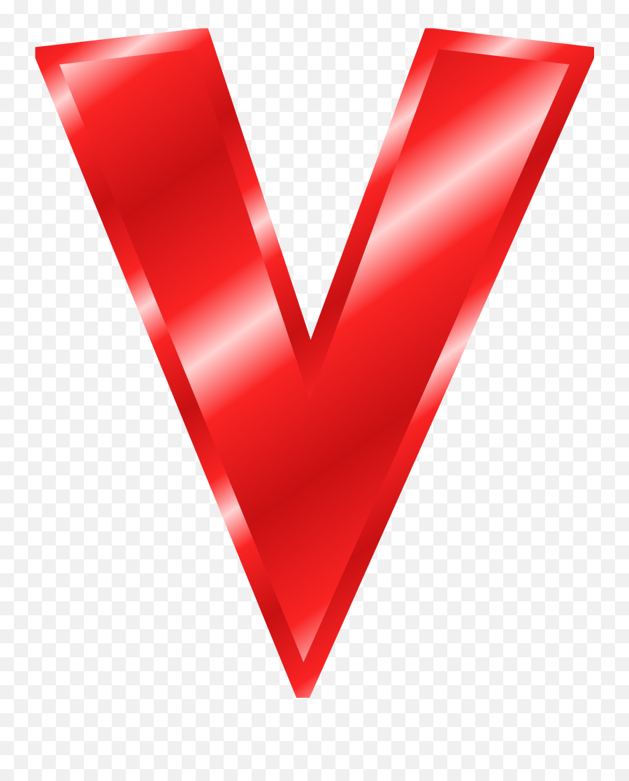 V Letter Png Transparent Images - V Letter Png Red,V Png