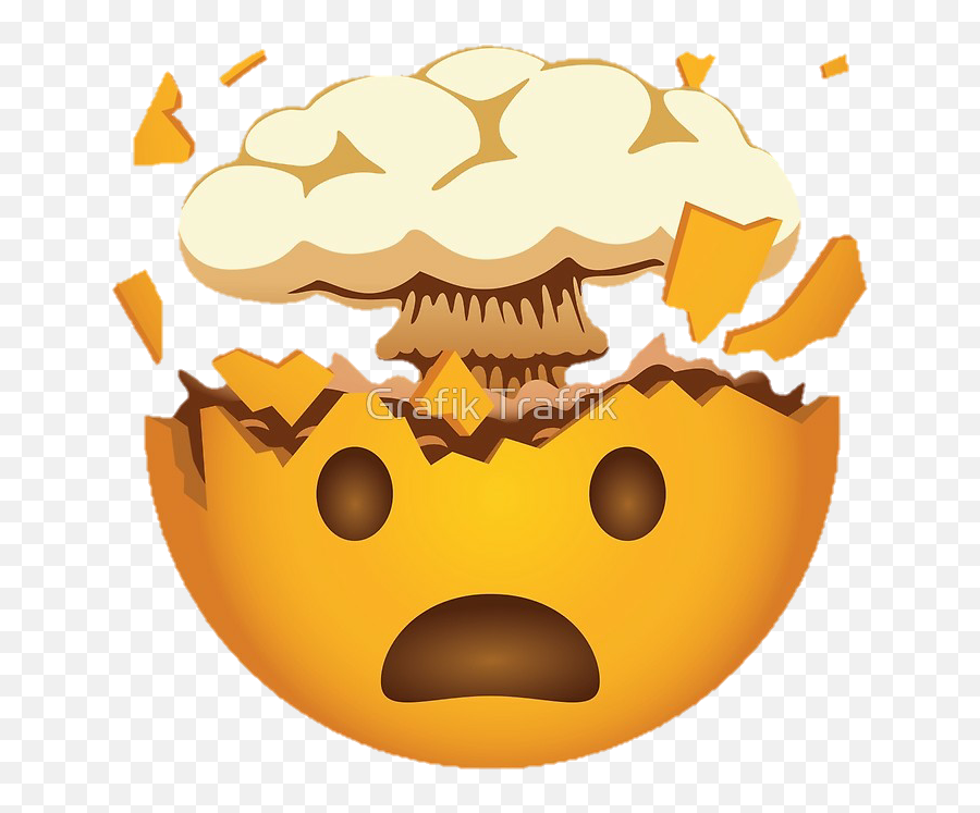 Yükle - Mind Blown Emoji Png Clipart Full Size Clipart Apple Mind Blown Emoji,Crazy Emoji Png