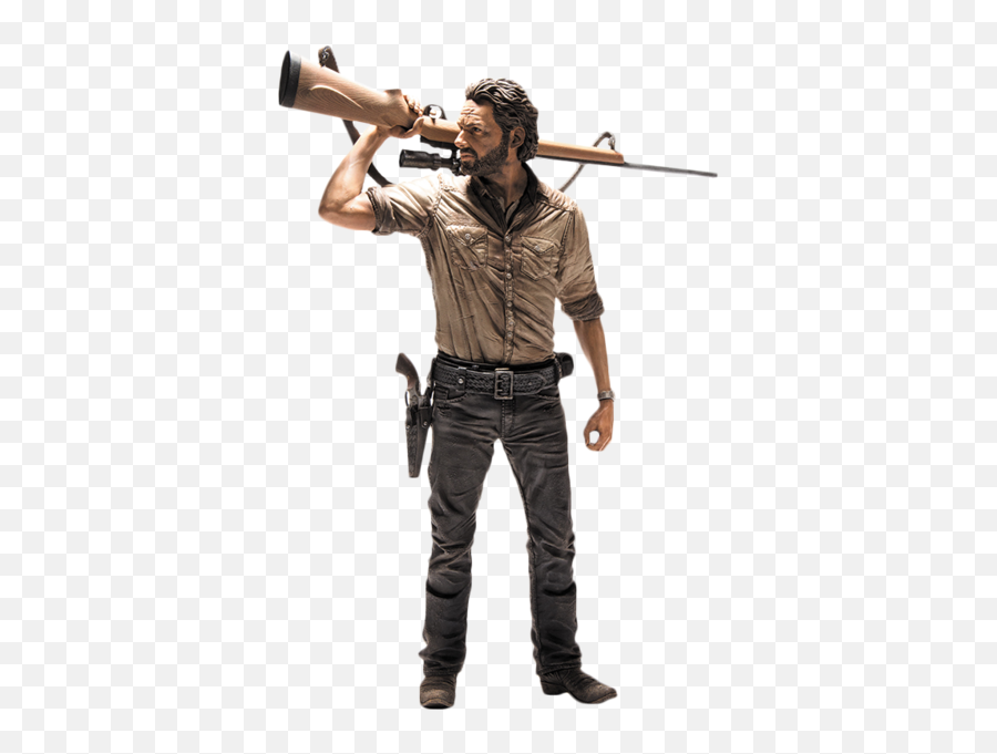 Rick Grimes From The Walking Dead Png Official Psds - Rick Grimes 10 Inch Deluxe Action Figure,The Walking Dead Logo Png