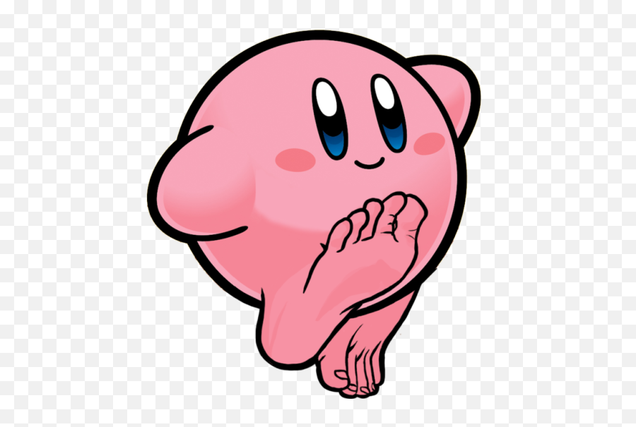 Download Laughing Mouth Cliparts - Kirby With Man Feet Png Kirby With Feet Png,Sad Mouth Png