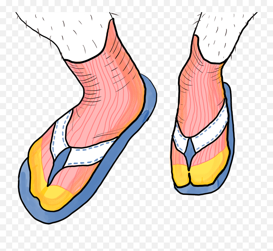 Download Sandals Clipart Sock Sandal - Full Size Png Image Socks And Sandals Clipart,Sandals Png