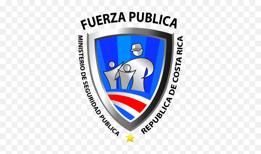 Fuerza Publica Costa Rica Logo Vector - Download In Eps Logo De La Fuerza Publica De Costa Rica Png,Air Force Logo Vector