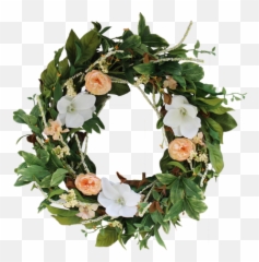 Image Result For Wreath Transparent Background Spring Door - Summer Wreath Transparent Background png
