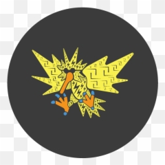 Zapdos Button Izel Studios - Circle Png,Zapdos Png