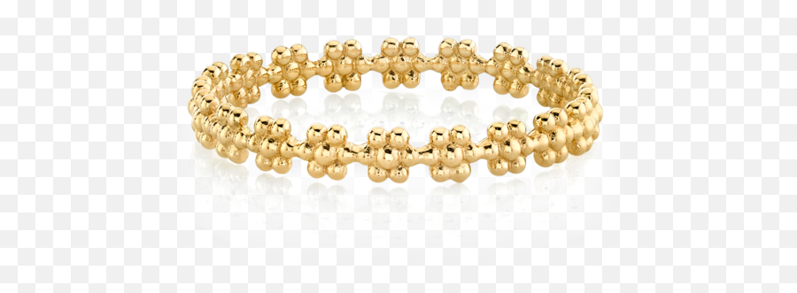 Petite Gold Flower Ring - Solid Png,Gold Flower Png