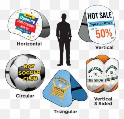 Custom Printed Pop Up A - Frame Banner For Soccer png