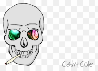 Download Hd Trippy Transparent Skull - Trippy Png Trippy Skeleton Smoke Png,Trippy Png
