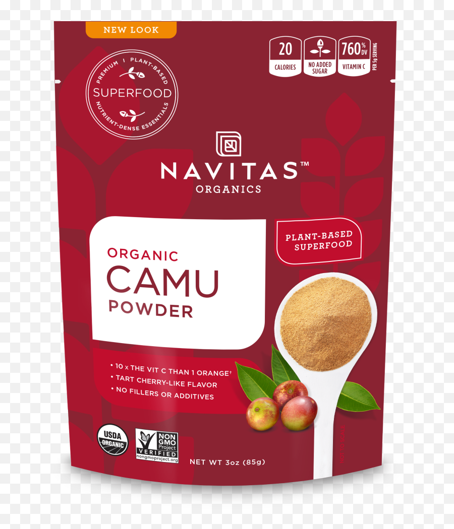 Camu Powder - Navitas Organic Cacao Powder Png,Powder Png