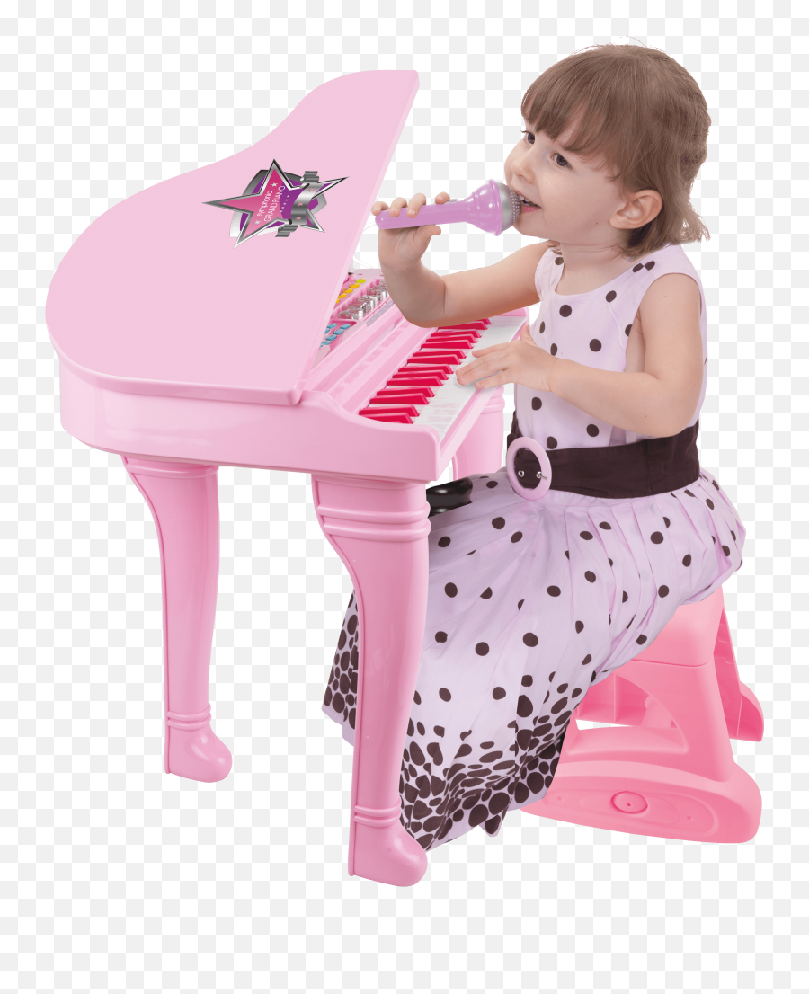 Little Virtuoso Dance Hall Piano Pink - De Criancinha Tocando Piano Rosa Png,Piano Transparent Background