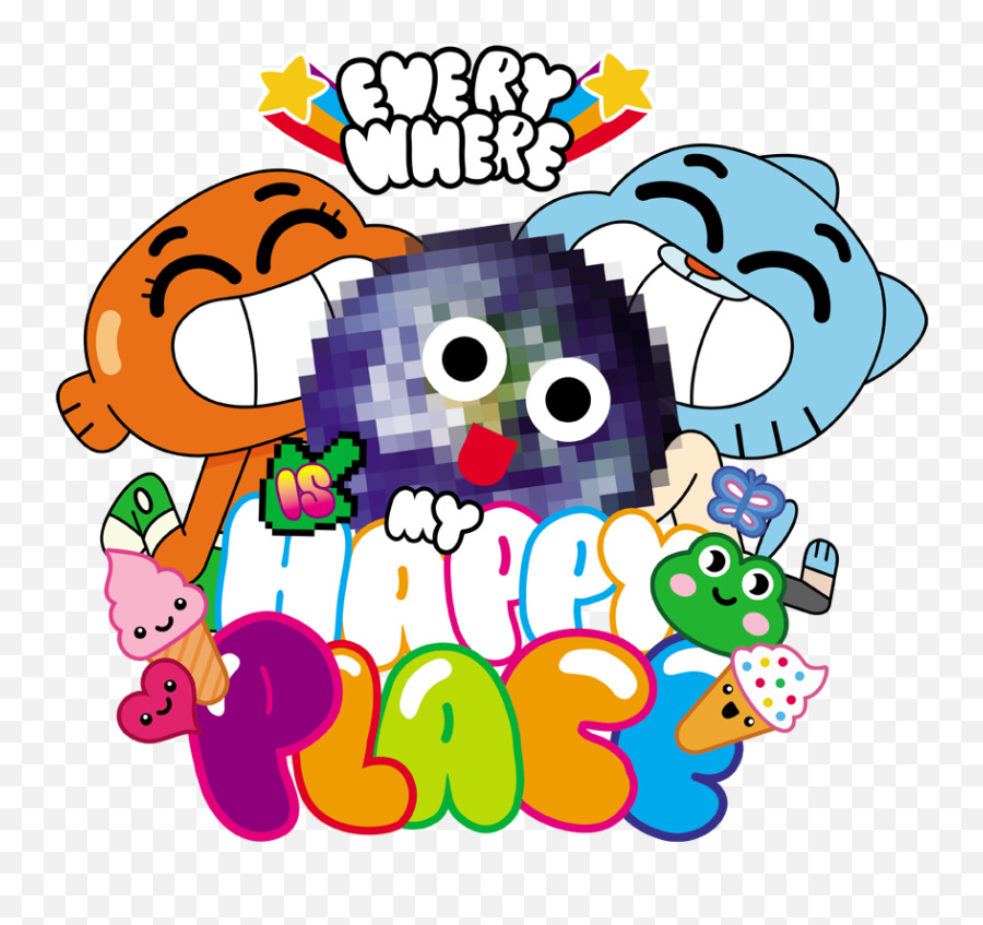 Gumball Png - Product Image Alt Amazing World Of Gumball T Amazing World Of Gumball T Shirt Template,The Amazing World Of Gumball Logo