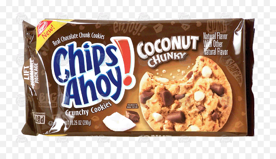 Nabisco Chips Ahoy Coconut Chunky Crunchy Cookies 1025oz - Chips Ahoy Chunky Png,Chips Ahoy Logo
