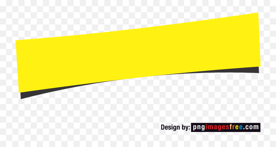 Paper Label Png Transparent Design Free Downloads - Color Gradient,Yellow Banner Png