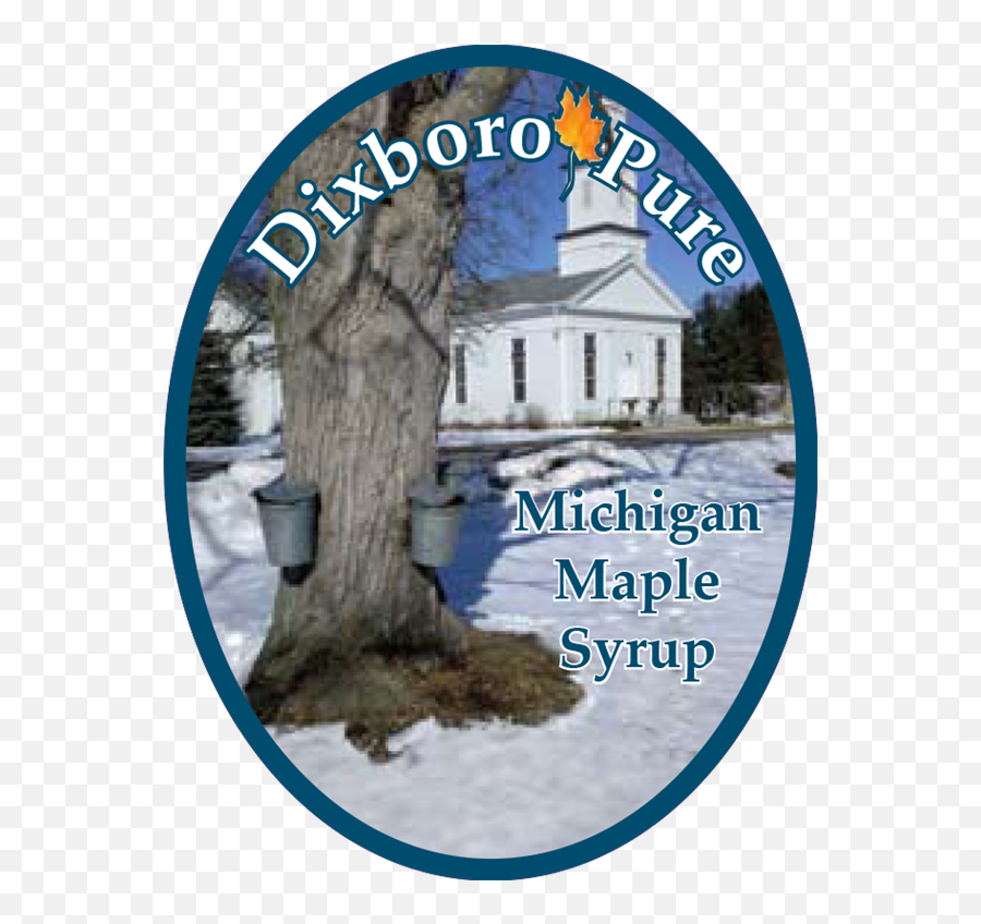 Dixboro - Puremichiganmaplesyruplabel Maple Syrup Labels Photo Caption Png,Pure Michigan Logo