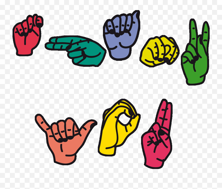 Sign Language Png Cartoon Transparent - Transparent Sign Language Clipart, Language Png - free transparent png images 