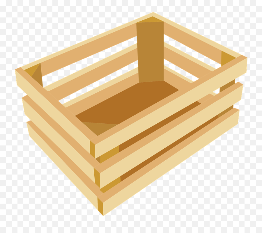 Crate Pen Box - Caixote Desenho Png,Crate Png