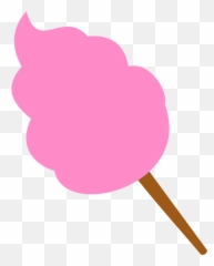 Cute Clipart Cotton Candy Circo Minus - png
