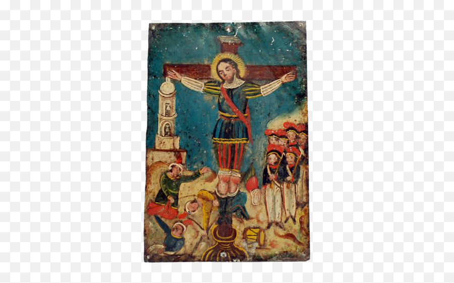 Folk Art - San Acacio Martir Png,St George And The Dragon Russian Icon