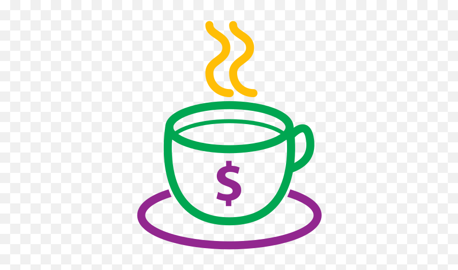 Cup Coffee Money Tea Icon - Coffee And Tea Money Png,Tea Icon Png