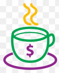 Cup Coffee Money Tea Icon - And png