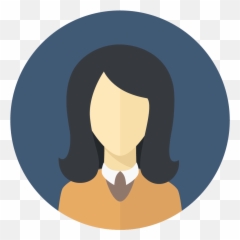 Time Shift Software - Girl Flat Icon Png Clipart Full Size Female Staff