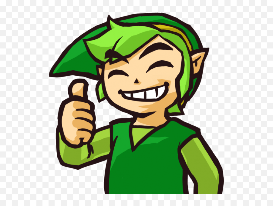 Link Thumbs Up Transparent - Triforce Heroes Emotes Png,Thumbs Up Transparent