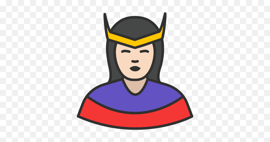 Lady Queen Super Girl Icon - Famous Character Vol 2 Colored Png,Killer Queen Icon